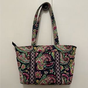 Vera Bradley Women's Floral Zip Top Tote Bag - Multicolor